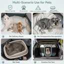 Siedihit Dog Playpen, Puppy Pet Playpen, Medium Dogs Tent Crates Cage Indoor/Outdoor, Portable Pop Up Dog Kennel Playpen with Carrying Case for Dogs/Cats/Rabbits, Removable Zipper Top, Grey