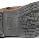 DECARSDZ Men's Fashion Lace-up Casual Chukka Boots for Men Zipper Boot (9.5, Brown-fur)