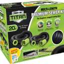 TITAN Fuel Tanks Titan 20 Foot Premium RV Sewer Hose Kit - Thetford 17902