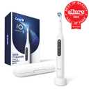 Oral-B Rechargeable Electric Toothbrush, iO5 Customizable Clean, 5 Cleaning Modes, Visual Pressure Sensor to Protect Gums, Travel Case, White