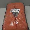 Extra Long Terracotta Linen Curtains 120 Inches Long Red Clay Farmhouse Rustic Curtain Light Filtering Semi Sheer Back Tab Pinch Pleat Curtain for Tall Ceiling Living Room 2 Panels Autumn Fall Decor (Firebrick)