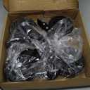 Stem Caster Wheels 4 Inch 2000Lbs, Threaded Stem Casters Set of 4 Heavy Duty, 1/2"-13 x 1 (Screw Diameter 1/2", Stem Length 1"), Safety Dual Locking Industrial Castors, Wheels for Cart, Furniture