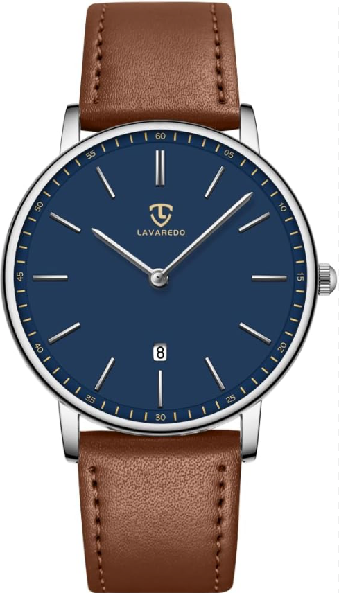 BEN NEVIS Watch, Mens Watch, Minimalist Fashion Simple Wrist Watch Analog Date with Leather Strap
