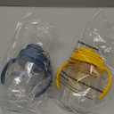 Dr. Brown's Milestones Baby's First Straw Cup, Training Cup with Weighted Straw, 9oz/270mL, Dark Blue/Vintage Yellow, BPA Free, 6m+, 2 Pack