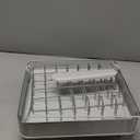 Joseph Joseph Extend Steel Expandable Dish Drying Rack with Removable Cutlery Holder Swivel Draining Spout, Stainless Steel