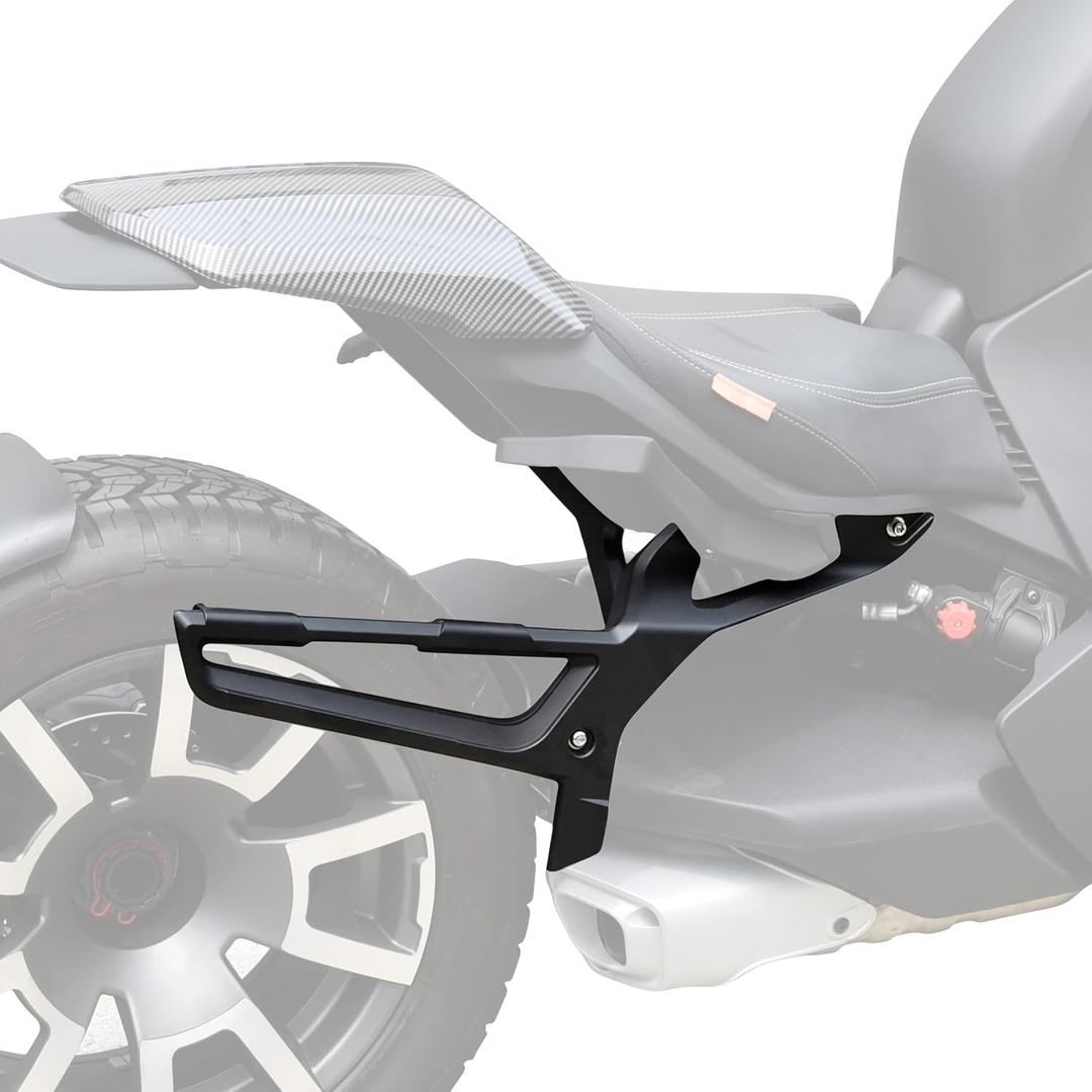 Saddlebag Rack for Ryker, Black Aluminum Luggage Bag Rack Holder Kit for Can Am Ryker 900 600 Sport & Ryker Rally Edition All Models Accessories (Replace #219400856)