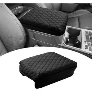 Shademax Custom for 2024 2025 Toyota Tacoma Center Console Cover Armrest Cover for Tacoma Accessories 2026 Armrest Cushion Pad Leather Middle Console Lids Cover Seat Box Protector Anti-Scratch