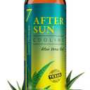 Seven Minerals Cooling After Sun Gel with Aloe Vera - For Skin & Face with Instant Sunburn Relief. Unlike Regular Aftersun Lotion With Cucumber & Vitamin E (12 Fl Oz)