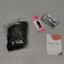 Aisaide Clip in Hair Extensions, 4PCS 12 inch Curly Hair Extensions Short Soft Natural Hairpiece Lace Weft Black Curly Wave Clip Ins Extensions Invisible for Women,Natural Black