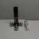 ORCISH Trailer Hitch Tri-Ball Mount with Hook & Pin, Chrome Trailer Ball Sizes 1-7/8", 2" & 2-5/16", Fit 2 Inch Hitch Receiver, 10,000 LBS Max Towing for RVs, SUVs, ATVs & Trucks (Classic)