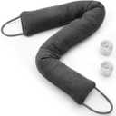 Door Draft Stopper, 42 Inch Weighted Under Door Noise Cold Air Blocker, Heavy Duty Sound Proof Draft Guard Gap Snake for Bottom of Doors and Windows, 2.4lbs (Gray)