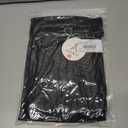 ANRABESS Womens Tops 3/4 Sleeve Crewneck Pleated Dressy Casual Shirts 2025 Summer Business Basic Tee Blouses Work Outfits Black XXL (Black, XXL)