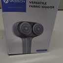 VASSON Fabric Shaver, Electric Lint Remover, Rechargeable Lint Shaver, Sweater Shavers to Remove Pilling, Large Fuzz Remover for Clothes Couch Furniture (Greyish White)