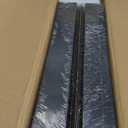 2Pack Expandable Pull Out Cabinet Organizer 21"Deep with Raising Pad for Framed Cabinets, Upgrade 3 Slide Rails Slide Out Drawers, Roll Out Shelves Adhesive,Adjustable Width 12.05"-20.4"Black