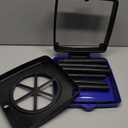 Wakeman Portable Trash Bag Holder  Collapsible 13-Gallon Garbage Bin for Indoor/Outdoor Use, Camping, Recycling, and Parties  Durable Plastic Trash Can Outdoors (Blue)