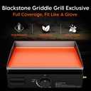 Silicone Griddle Mat for Blackstone Griddle 17 Inch - Food Grade Silicone Griddle Cover for Blackstone Flat Top Grill, 17" Thickened Buddy Mat Grilling Accessory for Black Stone Protection