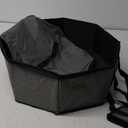 SLEEPING LAMB Large Hat Box for Women Storage, Collapsible Cowboy Hat Travel Case with Handles for Men Carry and Wide Brims Cap Organizer for Closet, Gray