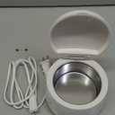 Ultrasonic Retainer Cleaner Machine for Denture: 43000Hz Portable Dental Guard Cleaner