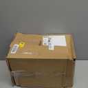 Sliner 8 Pack Empty Christmas Plastic Buckets with Handles Red Santa Belt Round Basket Multi Purpose Container Christmas Decorations Candy Bars Vase Toy Baskets for Christmas Winter