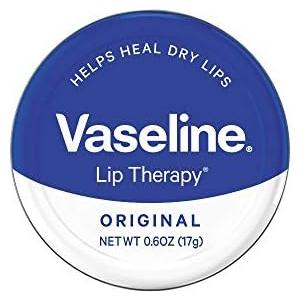 Vaseline Therapy Lip Balm Tin, Original, 0.6 Ounce (Pack of 3)