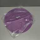 SHACOS 100 PCS Round Paper Placemats 13 inch Disposable Paper Place Mats for Dinner Wedding Birthday Party Festival Table Decoration Indoor Outdoor, Purple