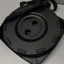 Boreeman Upgraded Collapsible Stool, Square Portable Stool, Lightweight Yet More Sturdy with Load Capacity 400lbs, Perfect for Camping Fishing Hiking BBQ (Square Black) (1 Pack)