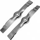 AM130172 Mower Blades Compatible with John Deere LT133 LT15 LT160 LT166 LT170 GX355 SST16 X324 Lawn Tractor Freedom 42 Mower Deck, No Bolts