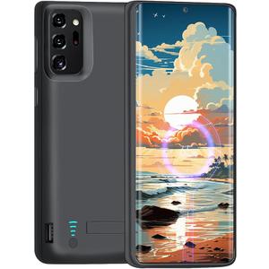 Battery Case for Samsung Galaxy Note 20 Ultra 5G, 6000mAh Rechargeable Extended Battery Charging Charger Case, Add 100% Extra Juice (6.9 Inches) Black