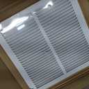 14 x 14 Inch Duct Opening Return Air Vent Cover for Wall or Ceiling, Return Air Grille HVAC AC Wall Air Return Vent Cover HVAC Cold Air Grill Without Filter Housing,Outer Dimension:15.75"WX15.75"