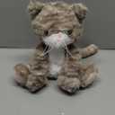 Heatable & Coolable Grey Cat Stuffed Animal, Cat Heating Pad Microwavable for Soothing & Relaxation, Lavender Scented Cat Plush Toy for Stress Relief, Stuffed Cat Toys for Kids