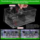Magnet Acclimation Box for Saltwater Fish Quarantine Aquarium Isolation Box for Aquarium Fish Anemone Reef Coral