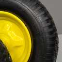 Taifa 2 PCS 16" Pneumatic Rubber Replacement Tires and 4.80/4.00-8" Wheels with 5/8" Bearings, Inflated Air Wheel for Garden Cart/Hand Truck/Trailers/Dolly/Wheelbarrow/Wagon/Trolley etc.