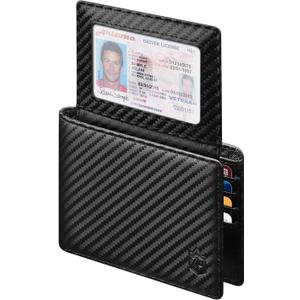 Zitahli Wallet for Men 12 Card Holder Slim Rfid Leather 2 ID Window Wallets With Gift Box Men's Accessories