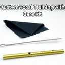 Vocal Training and Healing Aid Tool,Sing Straw Voice Vocal Trainer Metal Therapy Tool(Vocal Training-C)