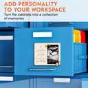 Magnetic Picture Frames - Mother's Day Hi Grandma & Grandpa' Ultrasound Fridge Magnet Photo Frame - Pregnancy Announcement Gift for Grandparents - Refrigerator Decor