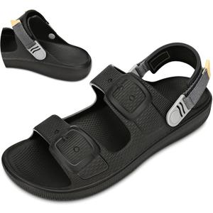 Slides for Men,Mens Slides Sandals for Men Adjustable Beach Sandal Platform Sandals Comfort Lightweight Ultra Cushion EVA Slides