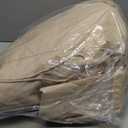 WJ-X3 Round Patio Furniture Cover, 72" D x 31" H, Waterproof, UV Resistant, Anti-Fading Outdoor Cover for Round Dining Table and Chairs Set, Beige