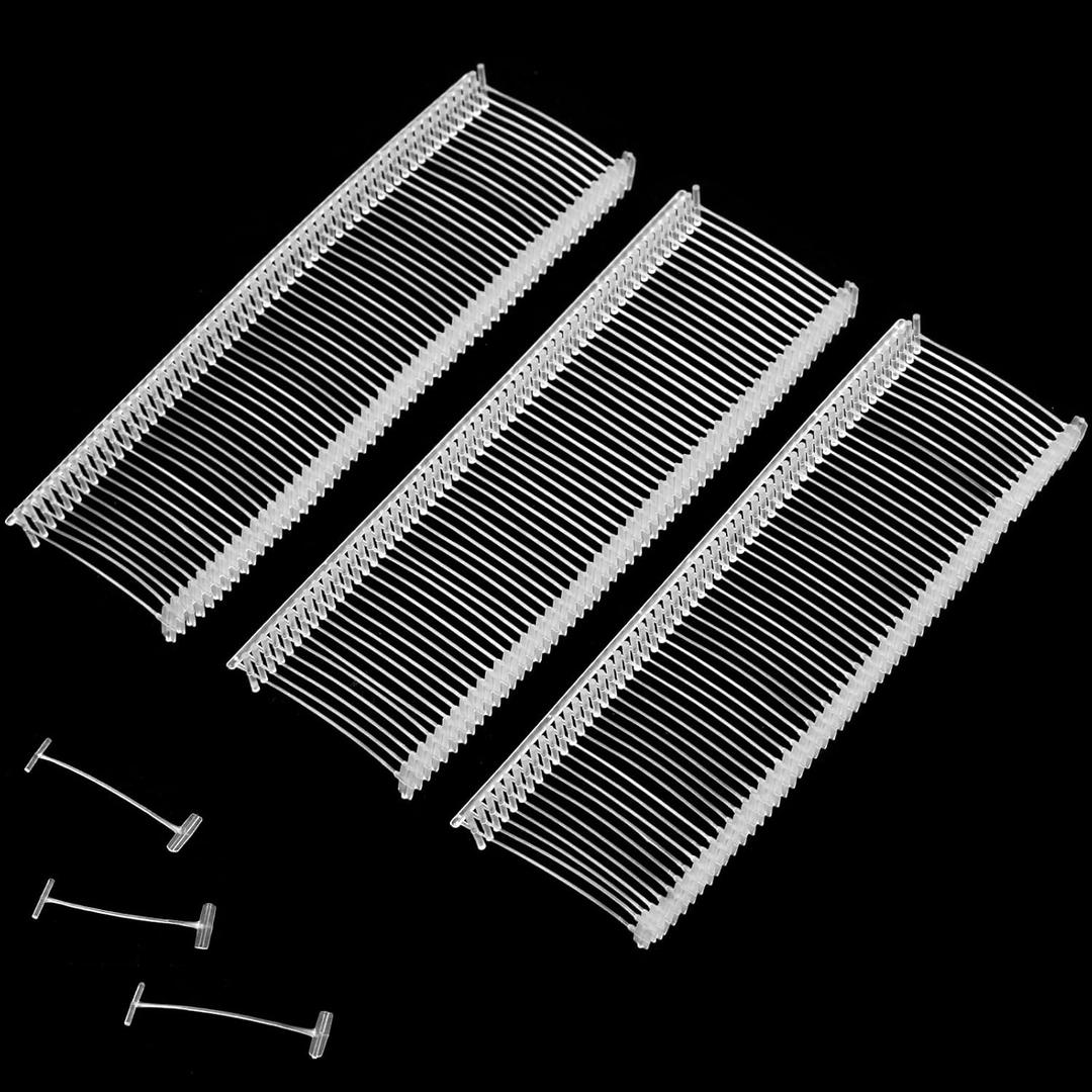 1 Inch Tag Gun Refills, 5000 PCS Tagging Gun Fasteners, Plastic Barbs Attachments for Clothing Label, for All Standard Garment Price Tag Guns