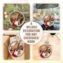 Guitar Ornament 2025 - Musical Instrument Music Gifts for Men Women, Unique Christmas Ornaments for Tree Decor, Guitar Ornaments for Tree Decor, Thoughtful for Boys Girls Musician