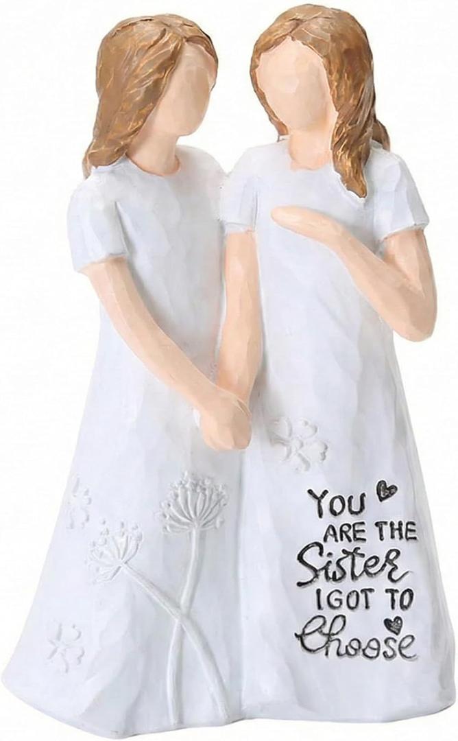 Bestfriend Birthday Gifts for Women, Friendship Gifts for Women Friends, for Women, Sister Birthday Gift, Gift for Women - Friend Hand-Painted Figure
