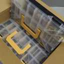 Bonost 1380pcs Nuts and Bolts Assortment Kit - Heavy Duty Grade 8.8 Metric M4 M5 M6 M8 Bolt Set with Assorted Nuts and Washers, Yellow Zinc Plated, Length from 12-30mm