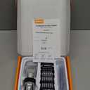 oneisall Dog Clipper Low Noise, Dog Grooming Kit with Rechargeable, Pet Shaver Cordless Electric Quiet Hair Clipper Set for Dogs Cats PetsGold