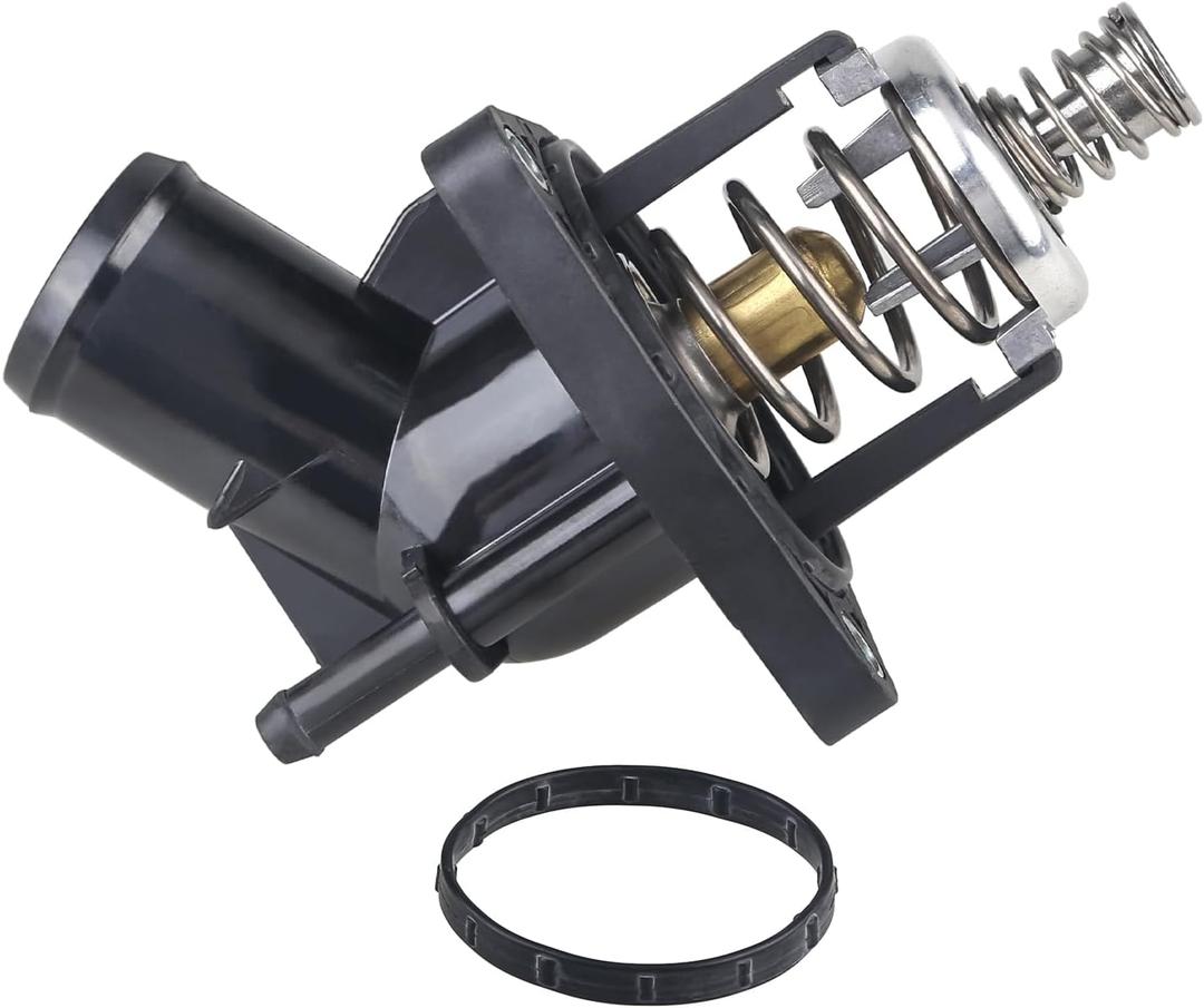 Engine Coolant Thermostat Housing Assembly Replacement for 15-11125 902-2090 Chevy Silverado Suburban Tahoe Corvette, GMC Sierra Yukon and Cadillac Escalade 2014-2020
