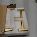 10-Piece Bathroom Hardware Accessories Set-Brushed Gold Towel Bar, Holder & Racks-SUS304 Stainless Steel-Wall Mounted,23.6-Inch