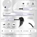 ALICE Short Lash Clusters Kit 8mm-10mm-12mm Natural Clear Band Cluster Eyelash Extension Kit Wispy Eyelash Clusters Kit with Bottom Lashes Bond and Seal DIY at Home
