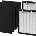 Trucozie T554 Air Purifier Replacement Filter and 4 Washable Pre-Filters for Trucozie T554 Air Purifier, Original Version, 2 Pack