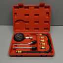 Orion Motor Tech Gasoline Compression Tester Kit, 8pc Petrol Engine Compression Tester Set with 0-300 psi Pressure Gauge 4 Adapters, Small Engine Compression Gauge Set for Motorcycle Car Truck