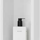 Qeke Stainless Steel Shower Niche 8" X 36", No Tile Needed Wall Niche Three-Tier, Recessed Shower Shelf for Bathroom Storage, Matte White