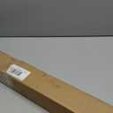 Exclusive Home Curtains Rings 1" Curtain Rod and Coordinating Finial Set, Matte White, Adjustable 66"-120"