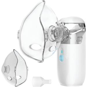 USB Handheld Nebulizer for Dogs and Cats, Portable and Quiet, Adjustable Mist with Two Mask Sizes for Convenient Use